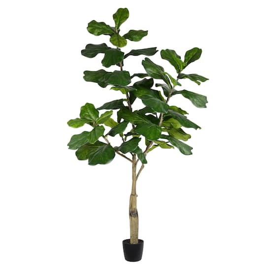 6Ft Potted Artificial Fiddle Tree By Vickerman in Green | 6 ft | Michaels®